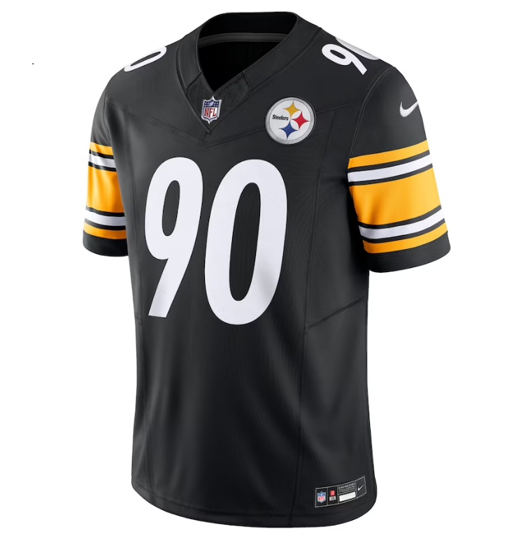 Pittsburgh Steelers Nike T.J. Watt  # 90 Vapor F.U.S.E. Limited Jersey - Black