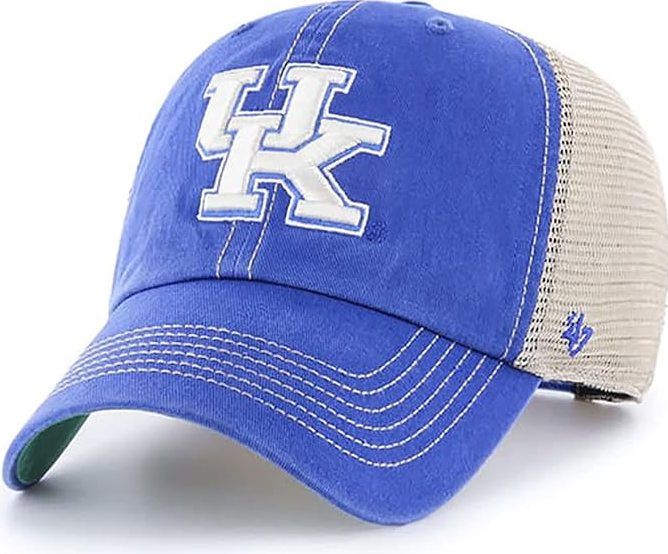 Kentucky Wildcats '47 Trawler Clean Up Trucker Adjustable Hat - Blue