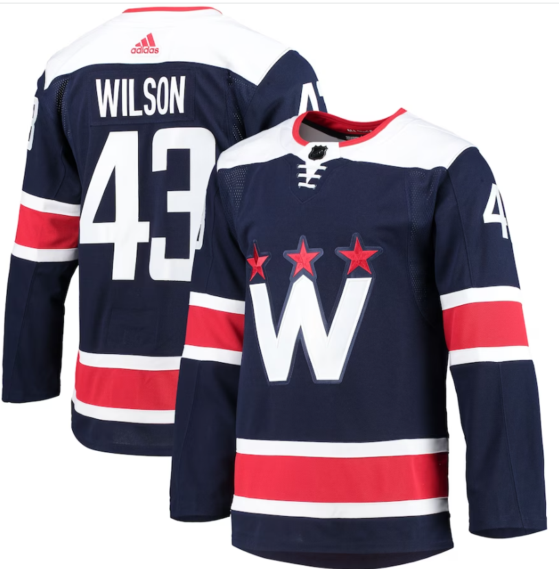 Washington Capitals Tom Wilson adidas Alternate Authentic Pro-Player Jersey
