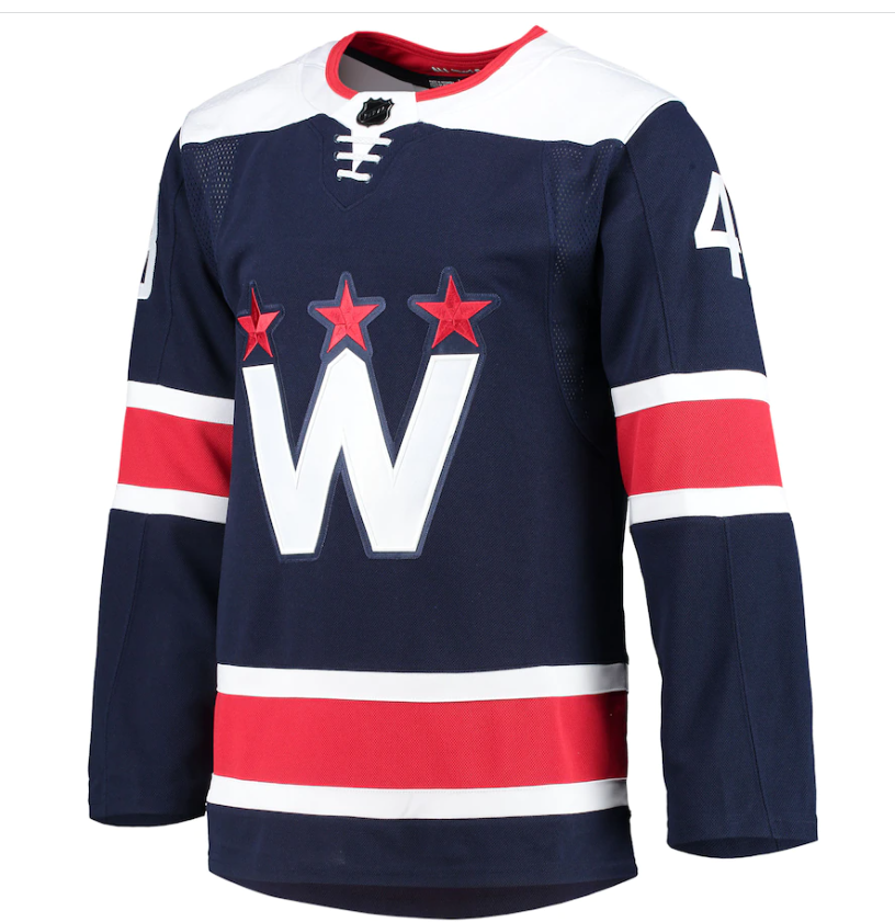 Washington Capitals Tom Wilson adidas Alternate Authentic Pro-Player Jersey