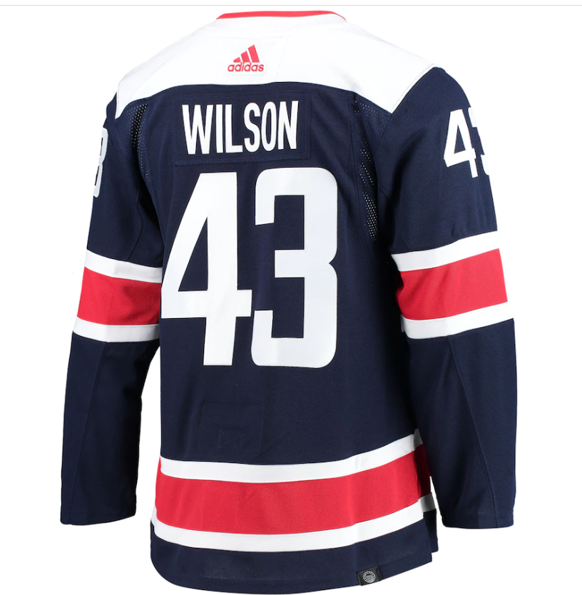Washington Capitals Tom Wilson adidas Alternate Authentic Pro-Player Jersey