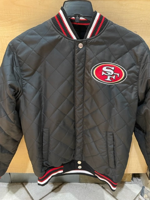 San Francisco 49ers 5 Time Reversible Wool Varsity Jacket - By JH Design