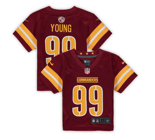 Washington Commanders #99 Chase Young Toddler Nike Game Jersey- Burgandy