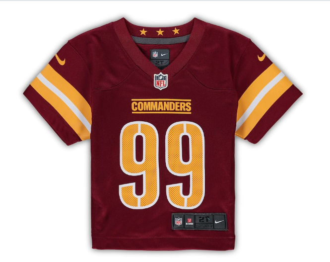 Washington Commanders #99 Chase Young Toddler Nike Game Jersey- Burgandy