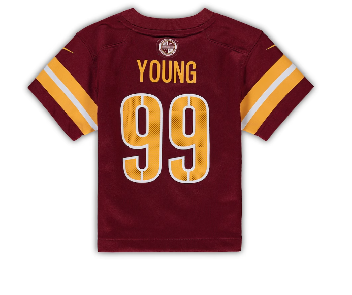 Washington Commanders #99 Chase Young Toddler Nike Game Jersey- Burgandy