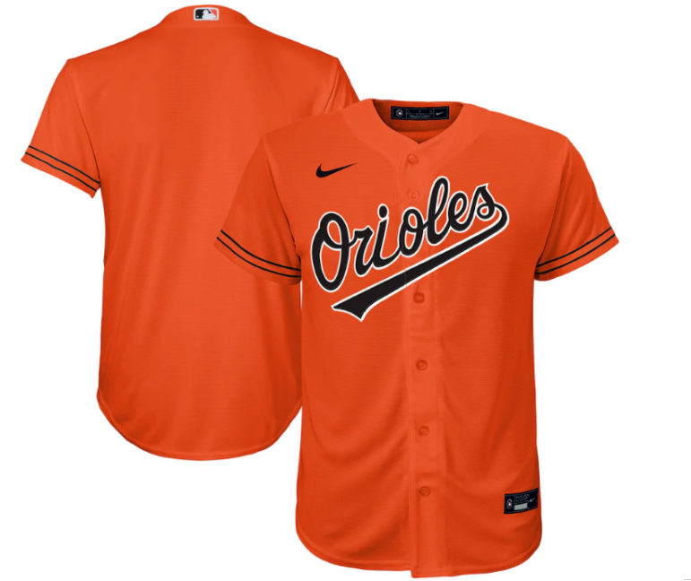 Baltimore Orioles Nike Pre-School Kids Jersey- Orange
