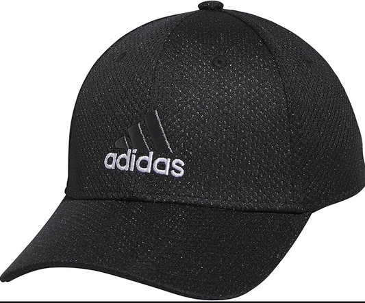 adidas Black/White Zags II A-Flex Fit Hat